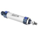 GYZOUKA MAL 25mm Tek Çubuk Çift Etkili Mini Pnömatik Hava Silindir Alüminyum Alaşımlı İndeksleme Valfı Anahtarlama Için Kararlı Çalışma (İnme 50mm)