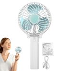 GZBMEZS Şarj Edilebilir Fan Taşınabilir | Üç Hızlı Kişisel Klima | USB Şarj Edilebilir Fan, Masaüstü Klima Fanı, Şarj Edilebilir Masaüstü Fan, Dış Mekan İçin 180° Ayarlanabilir