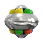 GZPLZ Magic Ball Eğitici Oyuncaklar, Renk: Elegant Silver (Yurt Dışından) - 1 Adet - Beyaz