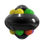 GZPLZ Magic Ball Eğitici Oyuncaklar, Renk: Inci Siyahı (Yurt Dışından) - 1 Adet - Beyaz