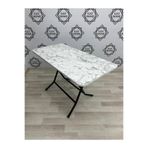 GZZ KATLANIR MUTFAK MASASI BALKON MASASI BAHÇE MASASI ÇALIŞMA MASASI YÜKSELİK 70CM EBAT 60-120 ÇERÇEVELİ AYAK 1.KALİYE MASA NOT (150 KG TAŞIMA GARANTİLİ)