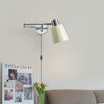 GZZBMY E27 duvar lambaları, şalterli ve fişli, vintage, endüstriyel duvar aydınlatması, döner kollu okuma lambaları, katlanabilir duvar lambası, oturma odası, yatak odası, komodin (ampulsüz) (B)