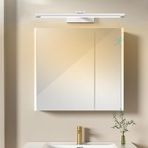 GZZBMY LED ayna lambası, banyo duvar lambaları, hareket sensörlü döner duvar aydınlatması, şalterli duvar aydınlatması, modern duvar lambası, oturma odası, banyo, makyaj masası için (beyaz sıcak ışık