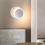 GZZBMY LED İç Mekan Duvar Lambası 360° Dönen Ayarlanabilir Açı Duvar Lambası Modern Yuvarlak Alüminyum Yaratıcı Duvar Aydınlatma Yatak Odası Oturma Odası Merdiven Koridor (Beyaz, Sıcak Işık)