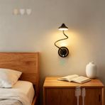 GZZBMY LED pilli duvar lambaları, kısılabilir, üç renkli, USB ile şarj edilebilir, hareket sensörlü duvar aydınlatması, döndürülebilir duvar lambası, merdiven, oturma odası, koridor, yatak odası için