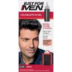 H-55 Şampuanlı Saç Boyası Siyah (Black) – Amonyaksız, 5 Dakikada %100 Gri Kapama