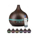 H.a Nemlendirici 7 Led Işıklı Aromatik Oda Kokusu 550 Ml Kahve Aroma Difüzörü Buhar Makinası