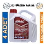 H-Mac Organik Kırmızı Antifriz -40 Derece 3 Lt (4 Adet)