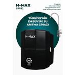 H-Max HMAX4512 12 lt Çelik Tanklı 15 Aşama Multi Mineralli 80 GPD Su Arıtma Cihazı