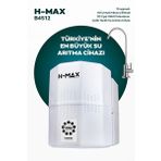 H-Max HMAXB4512 12 lt Çelik Tanklı 15 Aşama Multi Mineralli 80 GPD Su Arıtma Cihazı