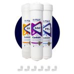 H-MAX REVERSE OSMOSİS SYSTEM Inline Kapalı Kasa Su Arıtma Cihazı Ilk 3 Filtre - 0052