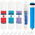 H-MAX Reverse Osmosis System Lg Ihlas Aura Cebilon Plus Uyumlu Su Arıtma Cihazı 12 Inç Inline 5'li Membranlı Filtre Seti