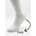 H Storee Erkek Premium Bambu Patik Çorap 12’li Set – %80 Gerçek Bambu Ipliği, Dikişsiz, Nefes Alan - 40 - 45 - Beyaz