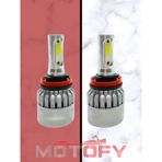 H11 Led Far Ampülü Takımı Beyaz 72W 8400 Lümen (2 Adet)