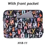 H18-11 15.6 Inç Marka Laptop Çantası 11,12,13.14.15.6 Inç Su Geçirmez Kılıf Macbook Air Pro M1, Erkek Bayan Kadın Dizüstü Darbeye Dayanıklı Dropship (Yurt Dışından) - Renkli - Notebooks