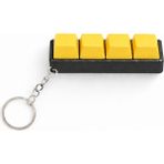 H20 Farm Sarı 4’lü Keycap Tuş Anahtarlık Blue Switch Mekanik Tuş – Stres Atıcı Tık Tık Klavye Anahtarlık