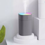 H20 Humidifier 400 ml Ulrasonik Hava Nemlendirici Buhar Makinesi ve Aroma Difüzörük - Oda Kokusu Hediyeli - Beyaz