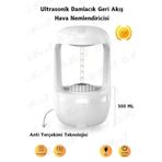 H2O 500ML Ulrasonik Hava Nemlendirici Anti-Yerçekimi Su Damlacık Tasarım Oda Buhar Makinesi Difüzörü