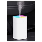H2O Heny Humidifier 400 ml Beyaz Ulrasonik Hava Nemlendirici Buhar Makinesi ve Aroma Difüzörü