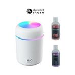 H2O Humidifier Demirkol Store 300 ml Beyaz Hava Nemlendirici Buhar Makinesi ve Aroma Difüzörü Özellikli