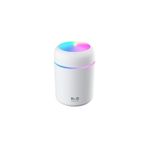H2O Humidifier H2 300 ml Ultrasonik Renkli Hava Nemlendirici Buhar Makinesi Ve Aroma Difüzörü Beyaz