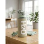 H2o Kılıflı Pipetli Cam Matara * 500 Ml