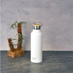 H2o Termos Matara Bambu Kapak 750 ml * Beyaz