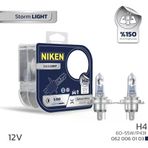 H4 12V 60/55W Halojen Ampul Storm Light P43t Gün Işığı