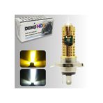 H4 Mercekli Led Ampul Delici Led Işık 12-24v Beyaz + Amber Sarı Uzun Kısa Far Lambası 10w/800lm 1 Ad