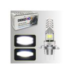 H4 Motosiklet Led Ampul Ve Led Işık 12-24v Beyaz Yüksek Performans Metal Gövde 1500 Lm