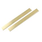 H59 Pirinç Sac Metal İnce Levha Kalınlığı: 2Mm Uzunluk: 500Mm/19.68 İnç 2 Adet/Genişlik: 6Mm