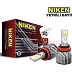 H8 LED Xenon Far Ampulü Eco Nikel 8000 Lümen, Parlak ve Enerji Tasarruflu - Altın - Turkuaz - Seçenek 1