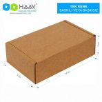 Haay Ambalaj 14X8x4 Kilitli Kutu Kraft (50 Adet)