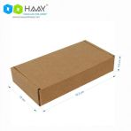 Haay Ambalaj 16,5X15x7,5 Cm Kraft Kapaklı Kilitli Kutu (100 Adet)