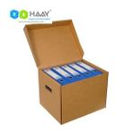 HAAY AMBALAJ 41x33x31cm Çift Oluklu Arşiv Kutusu Kraft (3 ADET)