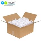 HAAY AMBALAJ Zikzak Kırpık Kağıt Dolgu Malzemesi- Beyaz - 1Kg.