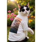 Hababamevi Keçi ⭐ Cat Baskılı Kedi Kıyafeti