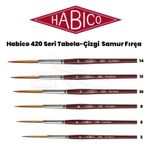 Habico 420 Seri Tabela-Çizgi Samur Fırça