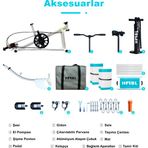 habl Portatif Şişme Deniz Bisikleti | Aqua Bike | Water Bike | Katlanabilir & Taşınabilir Model