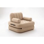 Habl Tek Kişilik 2'si 1 Arada Şarjlı Şişme Koltuk ve Yatak 190X100X65 - Siyah