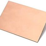 Habotest 20x30 cm Tek Taraflı Deliksiz Bakır Plaket