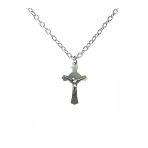 Haç Figürlü Hz. İsa Kolye – 60 Cm Zincirli, Dini & Unisex Metal Takı