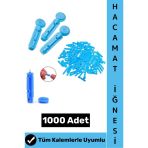#Hacamatiğnesi Tüm Kalemlerle Uyumlu Şeker Parmak Delme Klinik Tipi Hacamat Kalemi İğnesi 1000 Adet