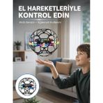 Hace Bazaar LED Işıklı Futbol Topu Mini Drone Akıllı Sensörlü El Kontrollü - Renkli - 1