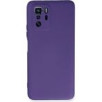 Hace Bazaar Mey Ithalat® Poco X3 Gt Kılıf Nano Içi Kadife Silikon - Mor - 1 - Renkli