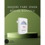 Hace Bazaar Ultrasonik Ses Dalgalarıyla Kimyasalsız Fare ve Böcek Kovucu Cihaz - Renkli - standart