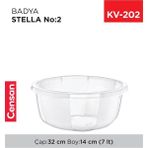 Hace Bazaar Yuvarlak Şeffaf Badya 1 Adet 2 No -E174 - Renkli