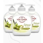 Hacı Şakir 3x300 ml Zeytinyağlı Nemlendirici Sıvı Sabun
