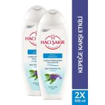 Hacı Şakir Çabuk Kepeklenen Saçlar Adaçayı Besleyici 2x500 ml Şampuan