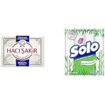 Hacı Şakir Doğal Geleneksel Beyaz Sabun x1 + SOLO 16'lı x1